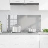 Crédence de cuisine Gris clair 100 x 50 cm verre trempé 524288524288