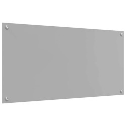 Crédence de cuisine Gris clair 100 x 50 cm verre trempé 524288524288