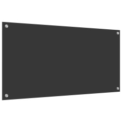 Crédence de cuisine Gris foncé 100 x 50 cm verre trempé 524289524289