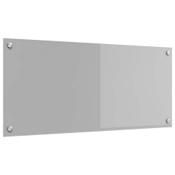 Crédence de cuisine Gris clair 90 x 40 cm verre trempé 524291524291