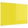 Crédence de cuisine Jaune 90 x 60 cm verre trempé 524293524293