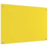 Crédence de cuisine Jaune 90 x 60 cm verre trempé 524293524293