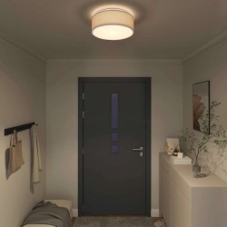 Lampe de plafond Gris 38 x 38 x 13,5 cm tissu 524294524294