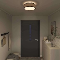 Lampe de plafond Noir 38 x 38 x 13,5 cm tissu 524295524295