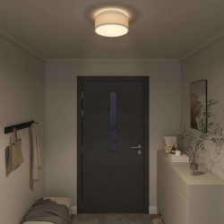 Lampe de plafond Gris 30 x 30 x 13,5 cm tissu 524296524296