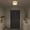Lampe de plafond Gris 30 x 30 x 13,5 cm tissu 524296524296