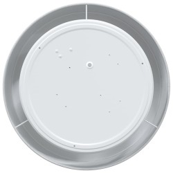 Lampe de plafond Gris 30 x 30 x 13,5 cm tissu 524296524296