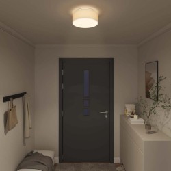 Lampe de plafond Blanc 30 x 30 x 13,5 cm tissu 524297524297