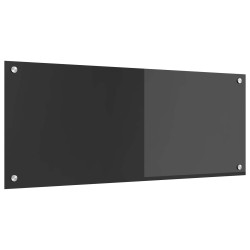 Crédence de cuisine Gris foncé 100 x 40 cm verre trempé 524298524298
