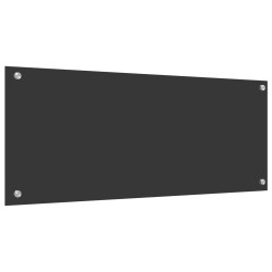 Crédence de cuisine Gris foncé 100 x 40 cm verre trempé 524298524298