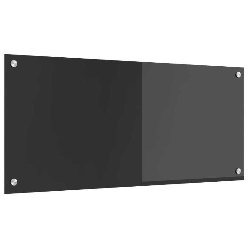 Crédence de cuisine Gris foncé 90 x 40 cm verre trempé 524301524301