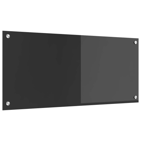 Crédence de cuisine Gris foncé 90 x 40 cm verre trempé 524301524301