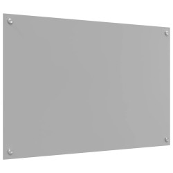 Crédence de cuisine Gris clair 90 x 60 cm verre trempé 524302524302