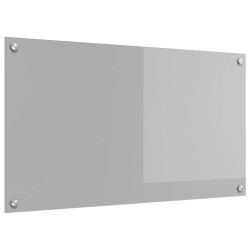 Crédence de cuisine Gris clair 90 x 50 cm verre trempé 524303524303