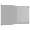 Crédence de cuisine Gris clair 90 x 50 cm verre trempé 524303524303