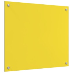 Crédence de cuisine Jaune 70 x 60 cm verre trempé 524305524305