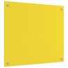 Crédence de cuisine Jaune 70 x 60 cm verre trempé 524305524305
