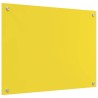 Crédence de cuisine Jaune 80 x 60 cm verre trempé 524307524307