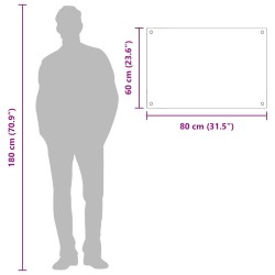 Crédence de cuisine Jaune 80 x 60 cm verre trempé 524307524307