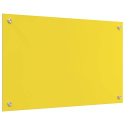 Crédence de cuisine Jaune 80 x 50 cm verre trempé 524308524308