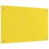 Crédence de cuisine Jaune 80 x 50 cm verre trempé 524308524308