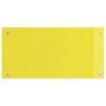 Crédence de cuisine Jaune 80 x 40 cm verre trempé 524309524309