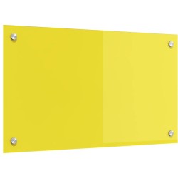 Crédence de cuisine Jaune 70 x 40 cm verre trempé 524310524310
