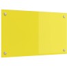 Crédence de cuisine Jaune 70 x 40 cm verre trempé 524310524310