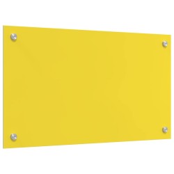 Crédence de cuisine Jaune 70 x 40 cm verre trempé 524310524310
