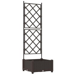 Cache-pot de jardin Marron 40 x 40 x 125,5 cm Plastique 524315524315