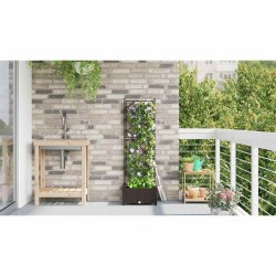 Cache-pot de jardin Marron 40 x 40 x 125,5 cm Plastique 524315524315