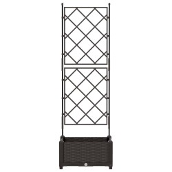 Cache-pot de jardin Marron 40 x 40 x 125,5 cm Plastique 524315524315