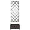 Cache-pot de jardin Marron 40 x 40 x 125,5 cm Plastique 524315524315