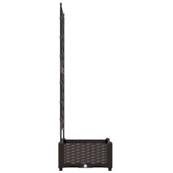 Cache-pot de jardin Marron 40 x 40 x 125,5 cm Plastique 524315524315