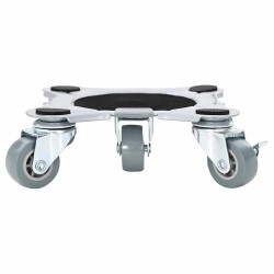 Roulettes pour meubles 4 pièces avec élévateur 15,5 x 15,5 x 5,5 cm Acier 1 000 kg 524323524323