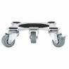 Roulettes pour meubles 4 pièces avec élévateur 15,5 x 15,5 x 5,5 cm Acier 1 000 kg 524323524323