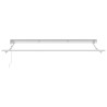 Cadre d'auvent Réglable Blanc 3,5 x 2 m Acier 524326524326
