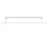 Cadre d'auvent Réglable Blanc 3 x 2 m Acier 524327524327
