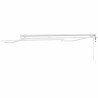 Cadre d'auvent Réglable Blanc 3 x 2 m Acier 524327524327