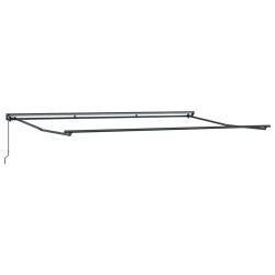 Cadre d'auvent Réglable Anthracite 5 x 3 m Acier 524328524328
