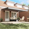 Cadre d'auvent Réglable Anthracite 5 x 3 m Acier 524328524328