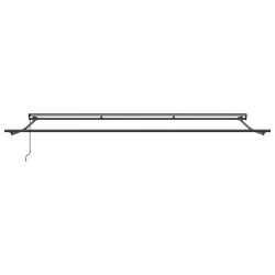 Cadre d'auvent Réglable Anthracite 5 x 3 m Acier 524328524328