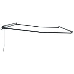 Cadre d'auvent Réglable Anthracite 5 x 3 m Acier 524328524328