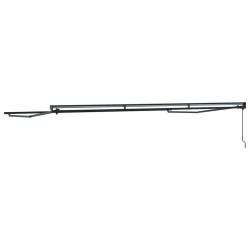 Cadre d'auvent Réglable Anthracite 5 x 3 m Acier 524328524328
