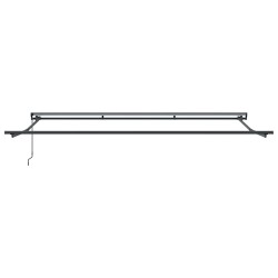 Cadre d'auvent Réglable Anthracite 4,5 × 3 m Acier 524330524330