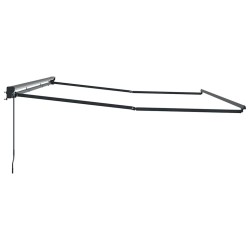 Cadre d'auvent Réglable Anthracite 4,5 × 3 m Acier 524330524330