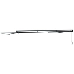 Cadre d'auvent Réglable Anthracite 4,5 × 3 m Acier 524330524330