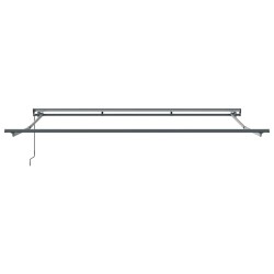 Cadre d'auvent Réglable Anthracite 4 × 3 m Acier 524331524331