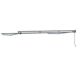 Cadre d'auvent Réglable Anthracite 4 × 3 m Acier 524331524331