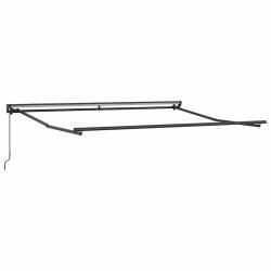 Cadre d'auvent Réglable Anthracite 3,5 x 2,5 m Acier 524332524332